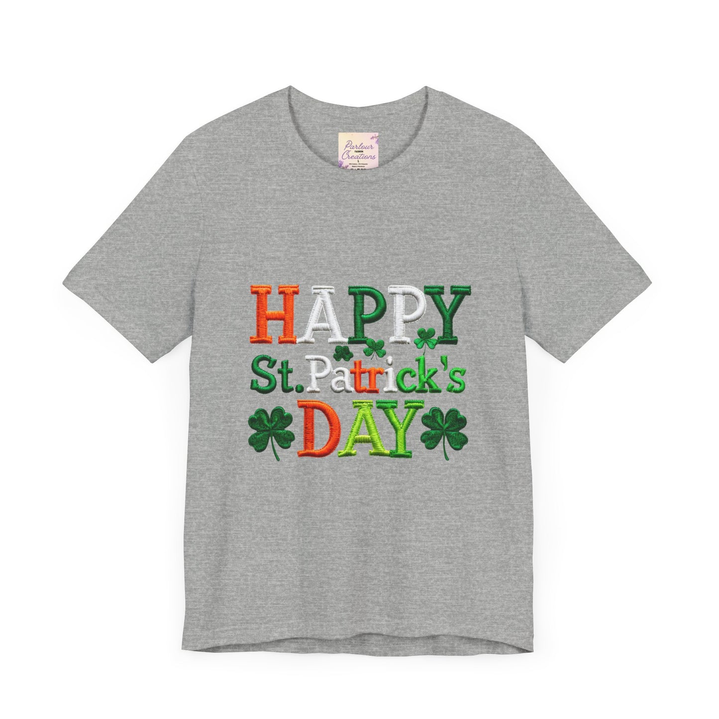 St. Patrick's Day Tee, Happy St. Patrick's Day Shirt, Unisex Irish Tee, Green Clover Tee, Casual Party Top