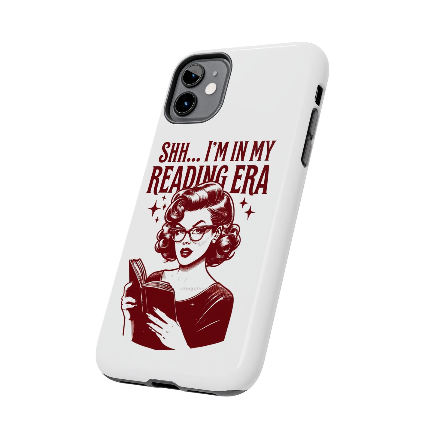 Reading Era Phone Case - Cute Gift for Book Lovers, Literary Accessories, Durable Phone Cases, Vintage Style, Phone Protection