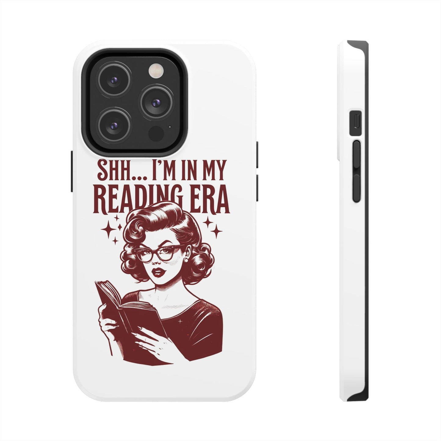 Reading Era Phone Case - Cute Gift for Book Lovers, Literary Accessories, Durable Phone Cases, Vintage Style, Phone Protection