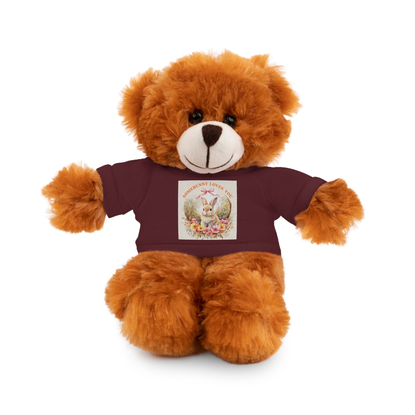 Personalized Stuffed Animal with Tee - ‘Somebunny Loves You’ Bear