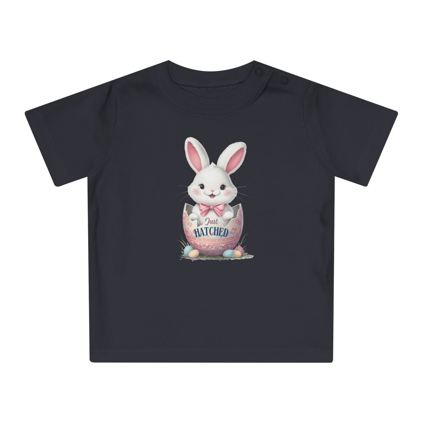 Easter Bunny Baby T-Shirt - 'Just Hatched' Design