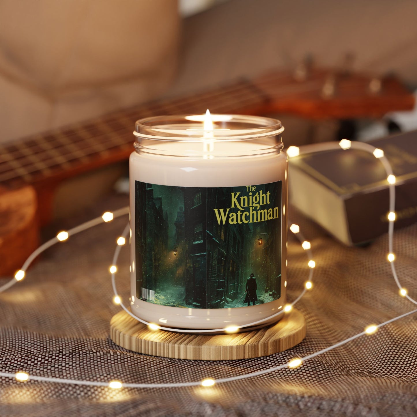 The Knight Watchman (Candle Match Books) Scented Soy Candle - 9oz Cozy Atmosphere for Book Lovers