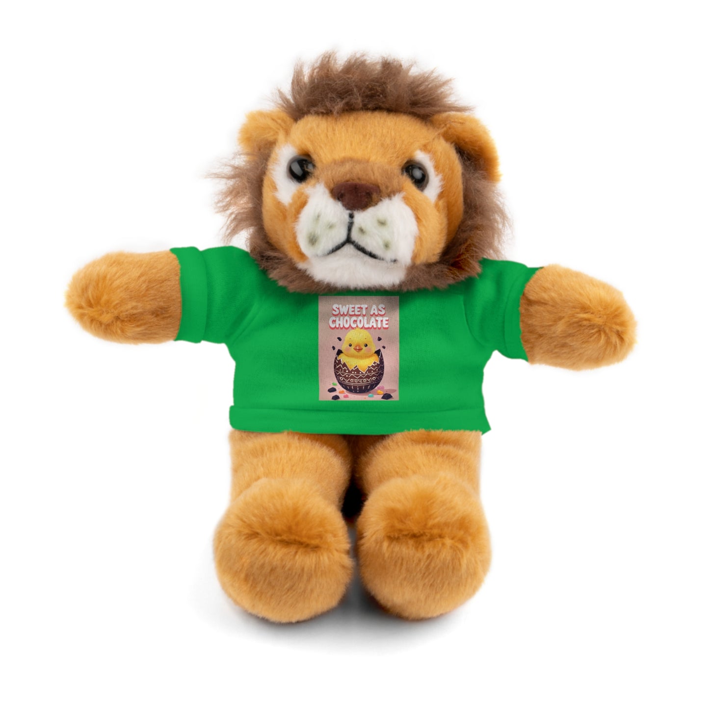 Sweet as Chocolate Stuffed Animal - Adorable Plush Toy with Tee