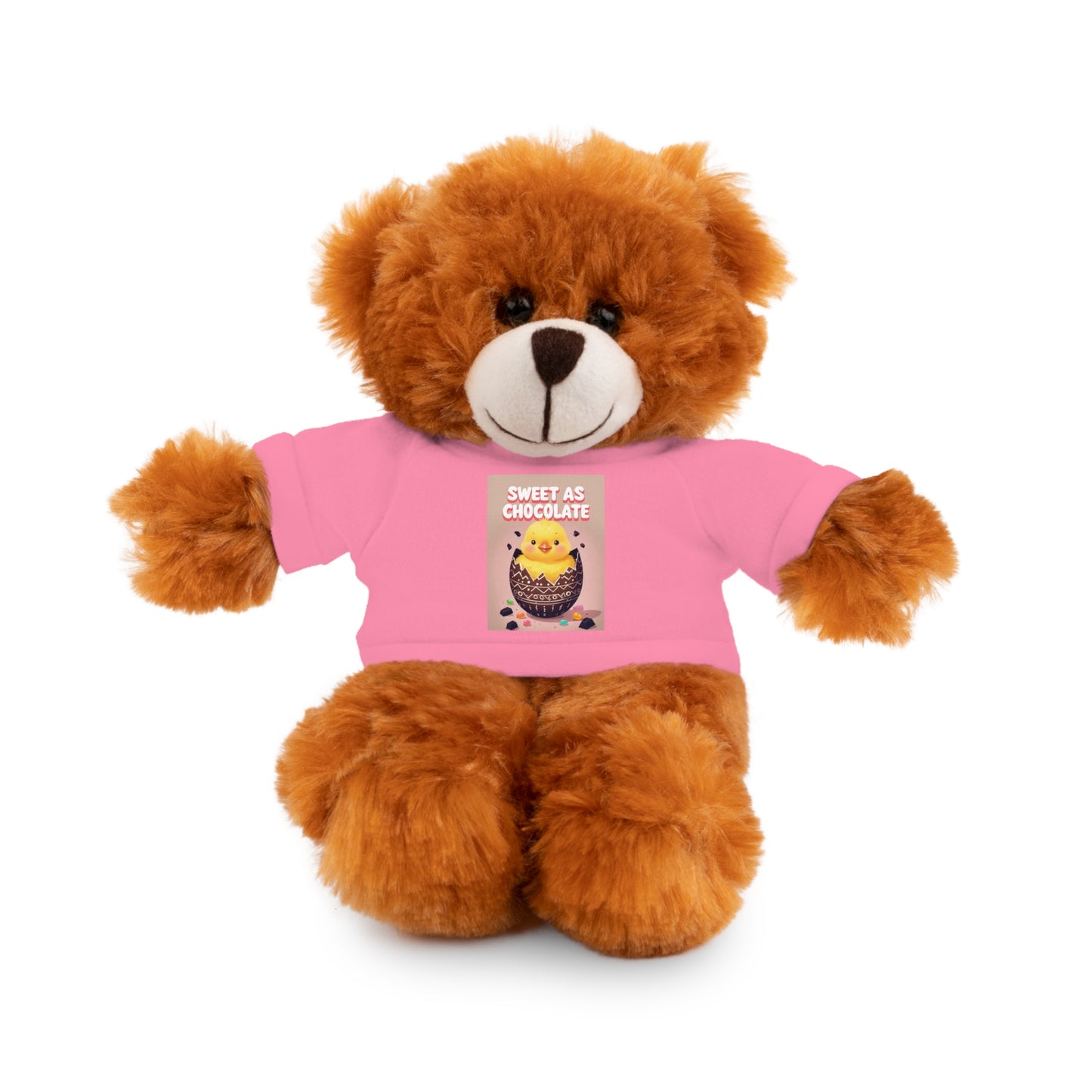 Sweet as Chocolate Stuffed Animal - Adorable Plush Toy with Tee