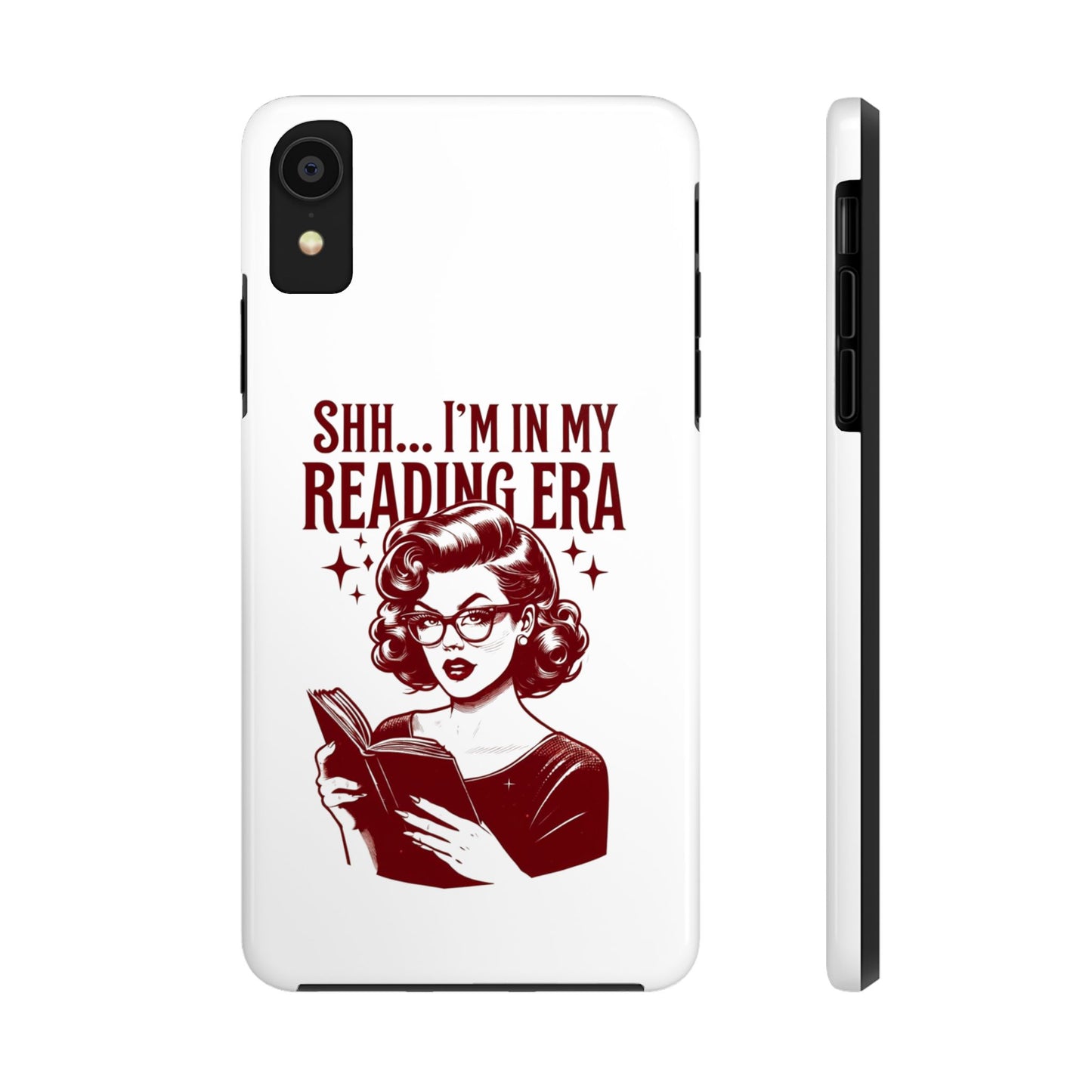 Reading Era Phone Case - Cute Gift for Book Lovers, Literary Accessories, Durable Phone Cases, Vintage Style, Phone Protection