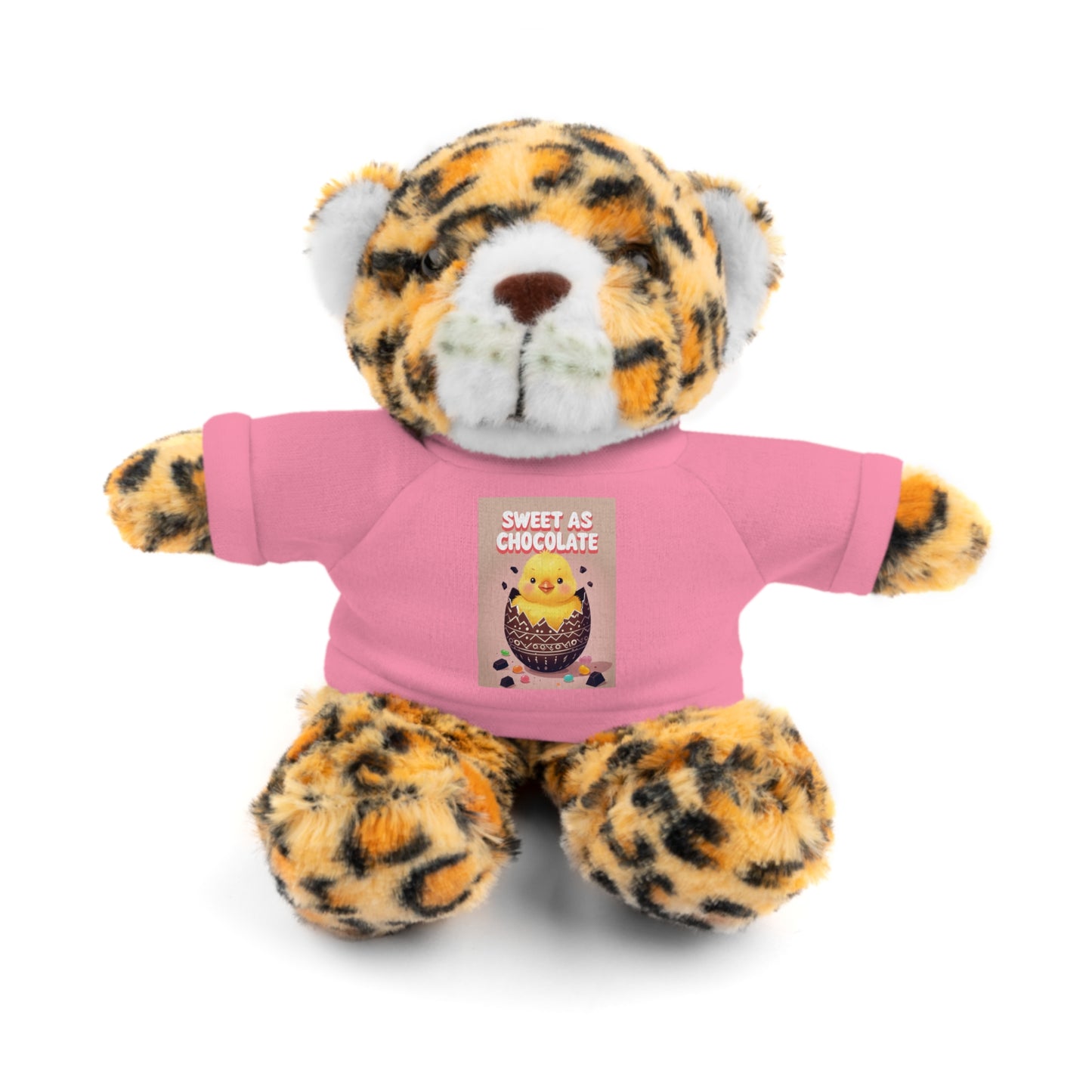 Sweet as Chocolate Stuffed Animal - Adorable Plush Toy with Tee