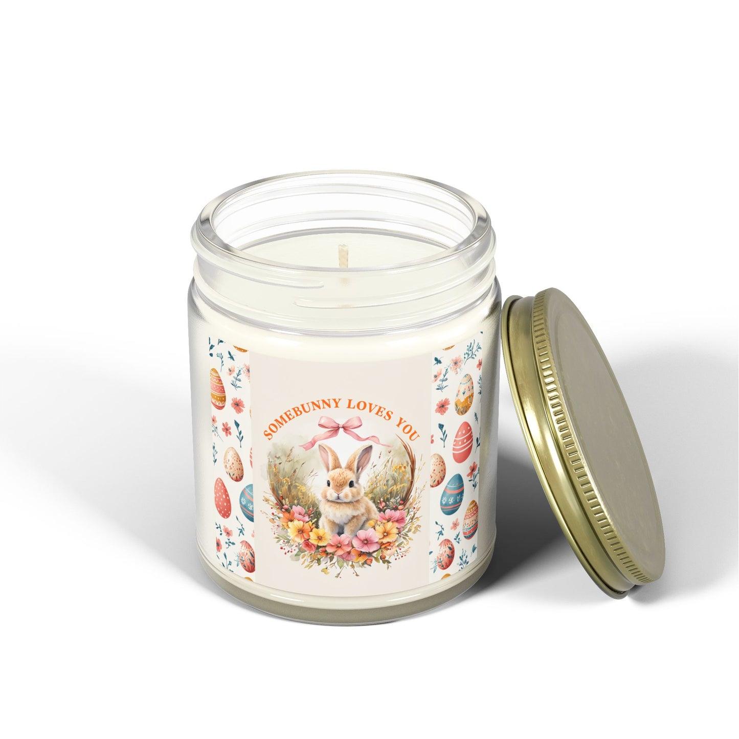 Easter Bunny Coconut Apricot Scented Candle (Candle Match Books)- 4oz & 9oz