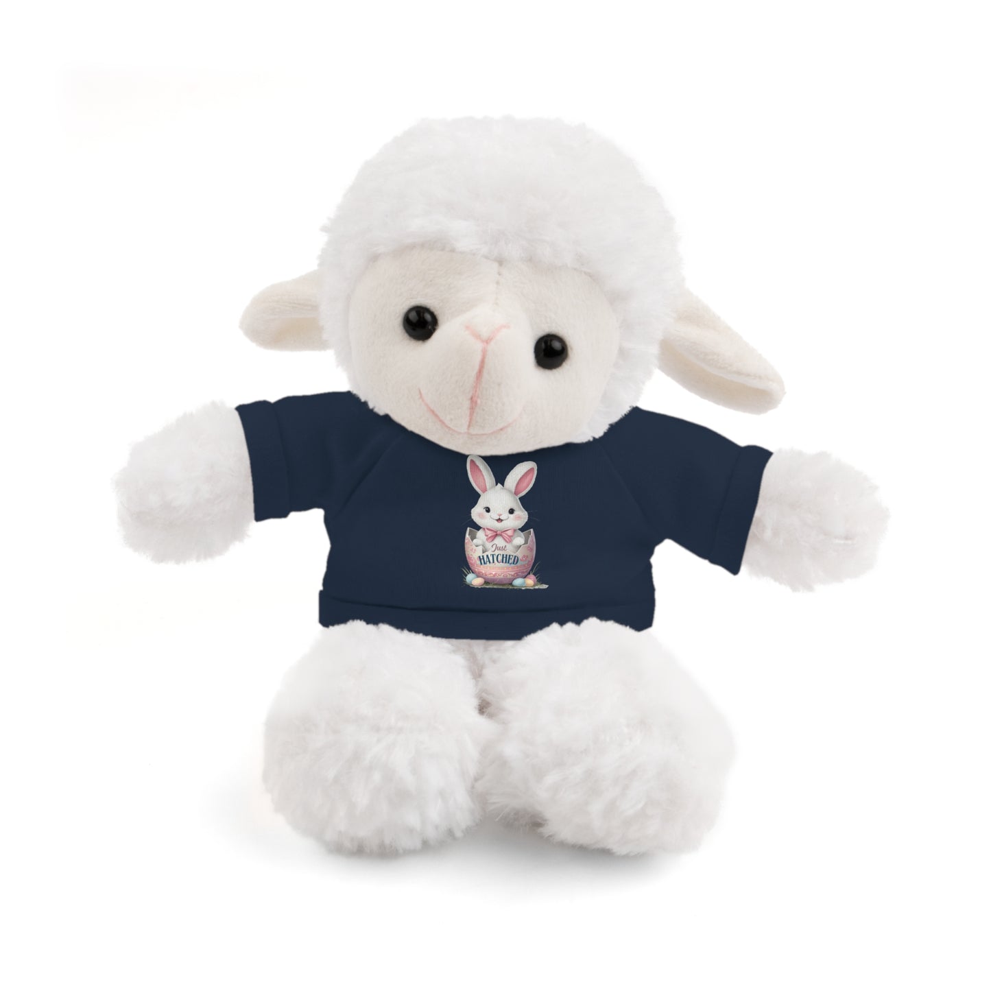 Adorable Bunny Tee "Just Hatched" Stuffed Animal - Perfect Gift for Kids