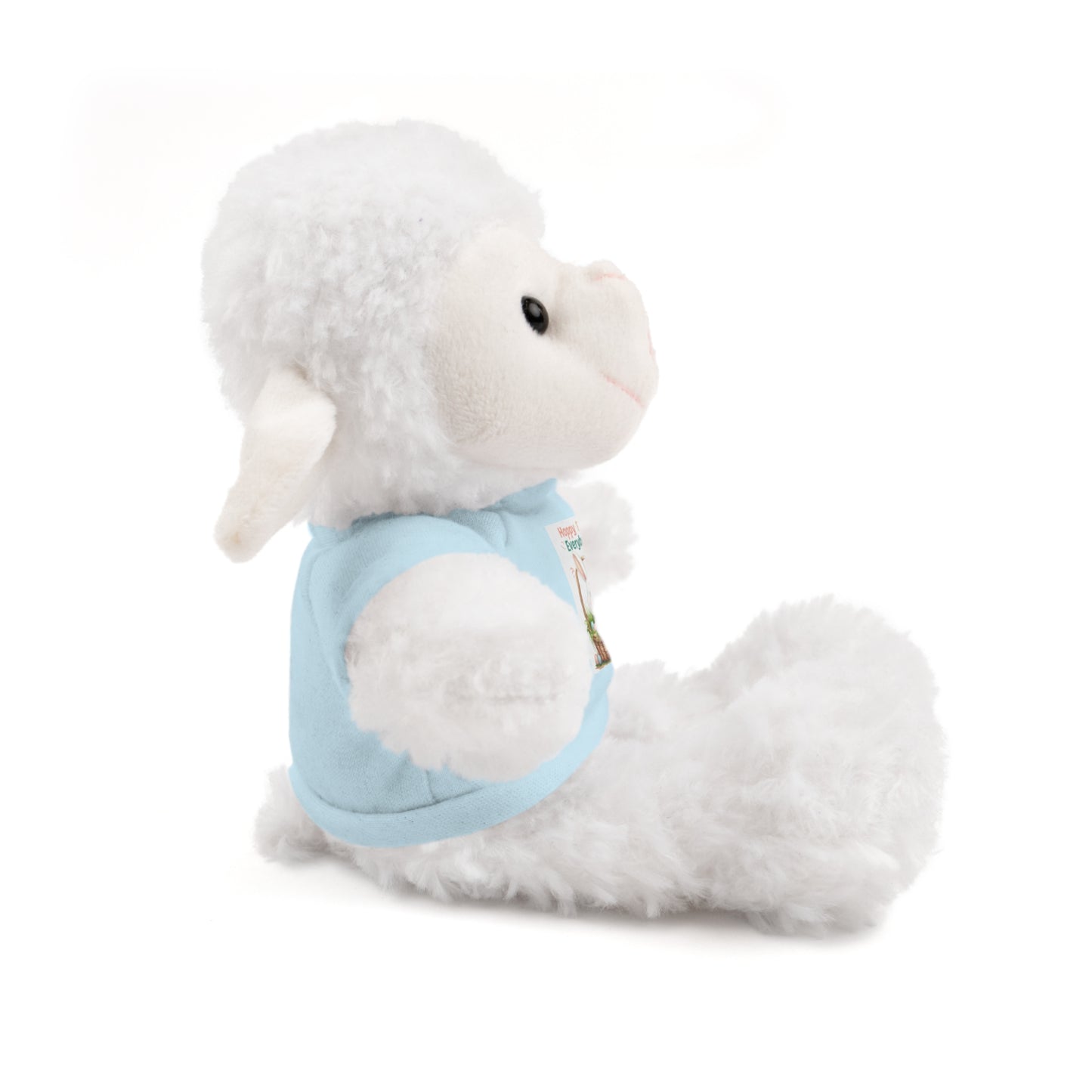 "Hoppy Easter" Easter Stuffed Animal Tee Bear - Perfect Gift for Kids