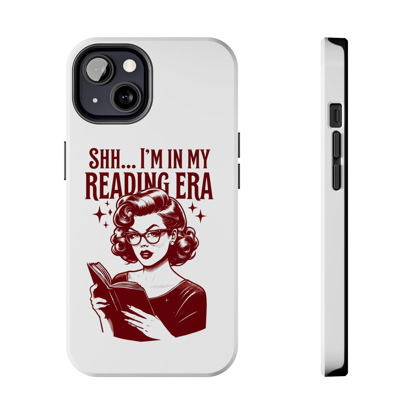 Reading Era Phone Case - Cute Gift for Book Lovers, Literary Accessories, Durable Phone Cases, Vintage Style, Phone Protection