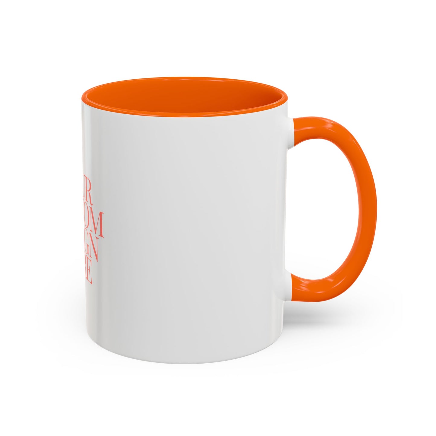 Custom Design Accent Coffee Mug - Personalized Drinkware for Home & Office