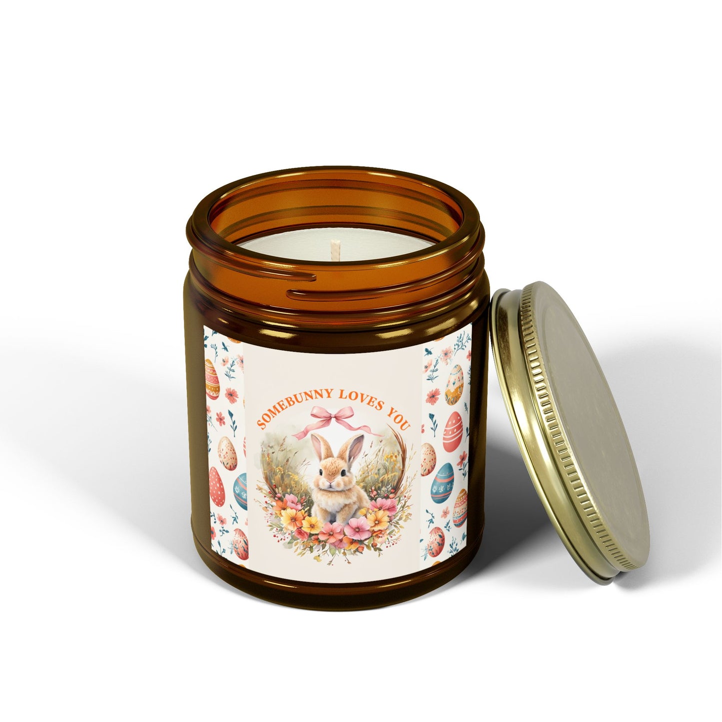 Easter Bunny Coconut Apricot Scented Candle (Candle Match Books)- 4oz & 9oz