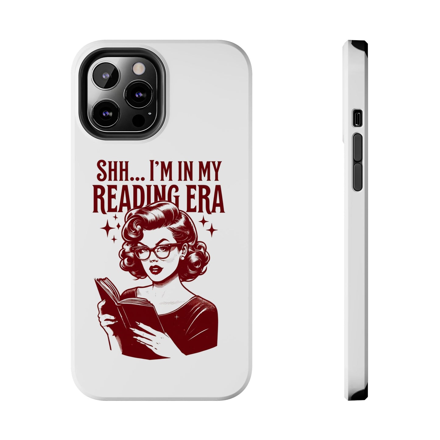 Reading Era Phone Case - Cute Gift for Book Lovers, Literary Accessories, Durable Phone Cases, Vintage Style, Phone Protection