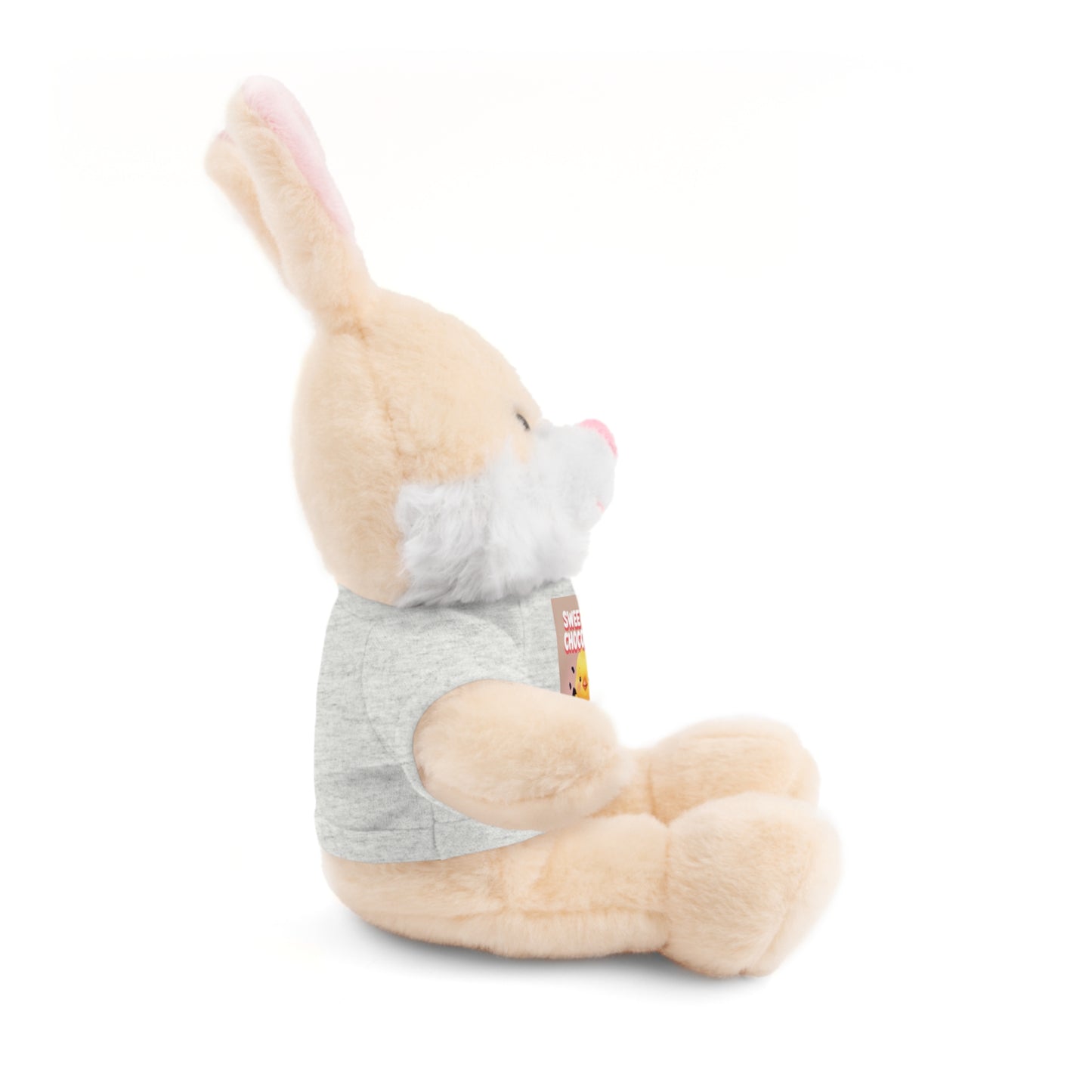 Sweet as Chocolate Stuffed Animal - Adorable Plush Toy with Tee