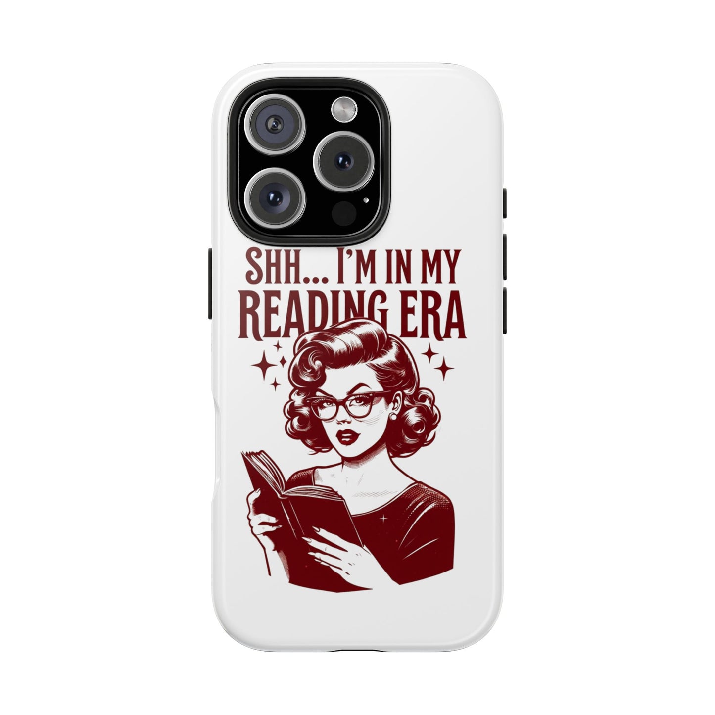 Reading Era Phone Case - Cute Gift for Book Lovers, Literary Accessories, Durable Phone Cases, Vintage Style, Phone Protection