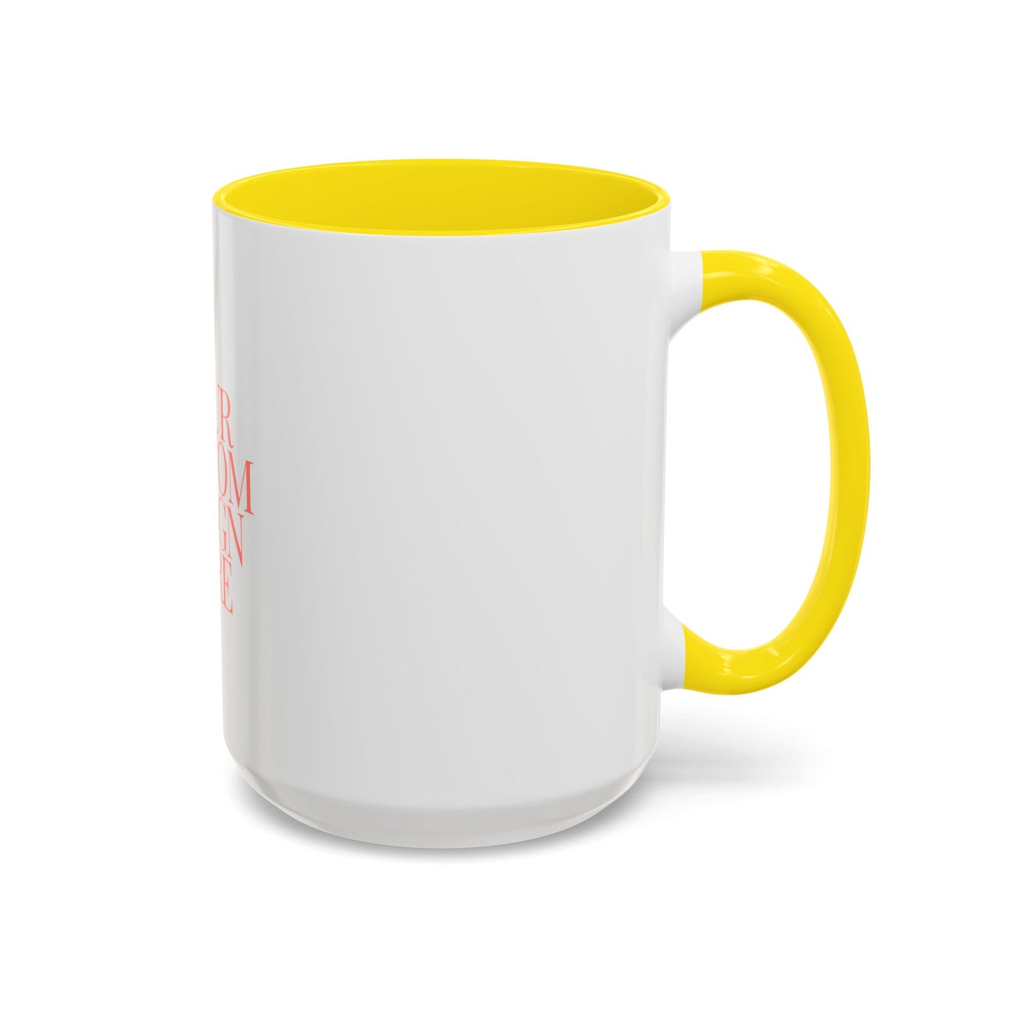 Custom Design Accent Coffee Mug - Personalized Drinkware for Home & Office