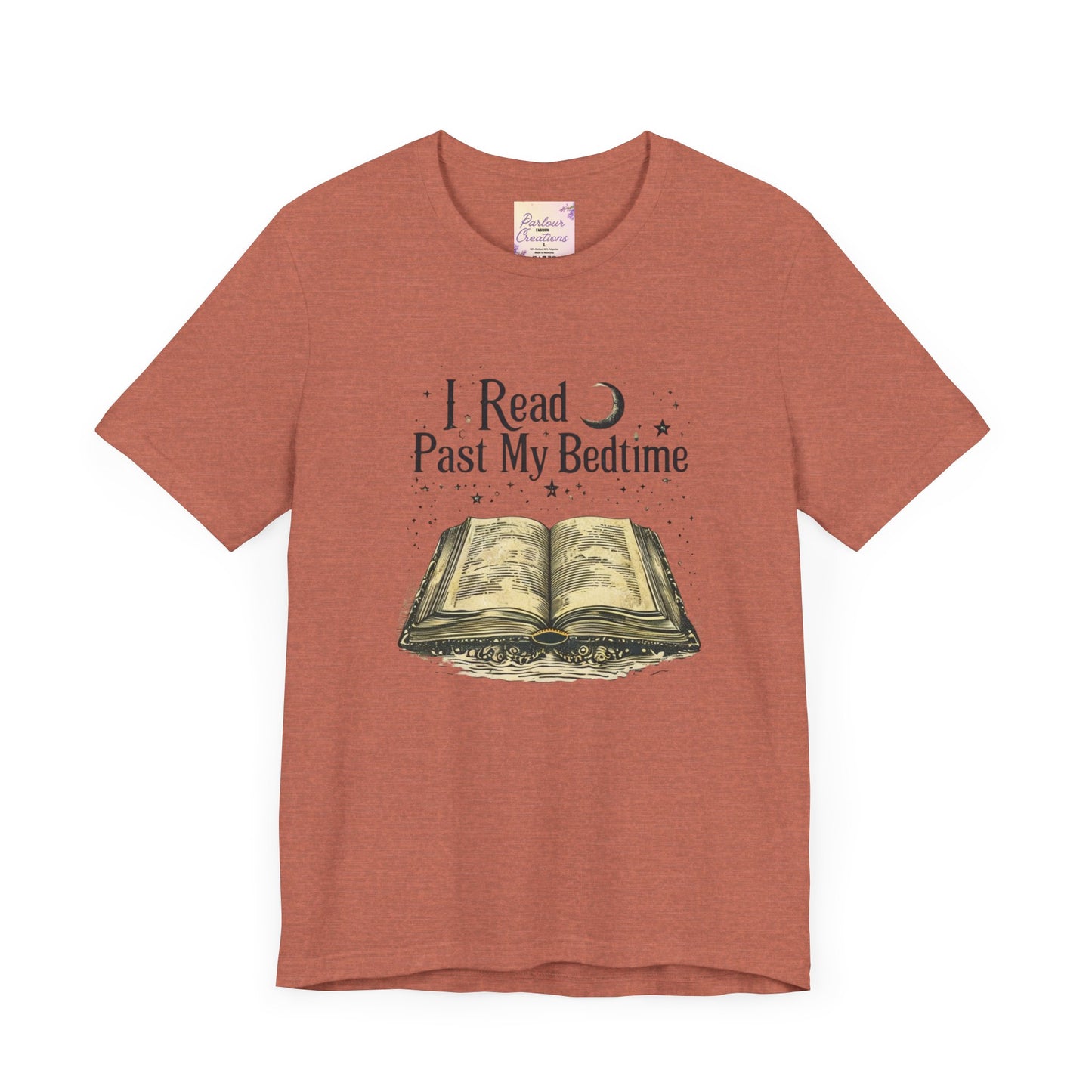 I Read Past My Bedtime Tee - Cozy Literary T-Shirt, Book Lover Gift, Reading Shirt, Night Owl Apparel, Perfect for Literature Lovers