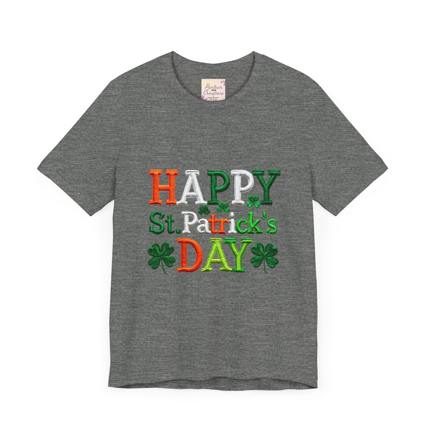 St. Patrick's Day Tee, Happy St. Patrick's Day Shirt, Unisex Irish Tee, Green Clover Tee, Casual Party Top