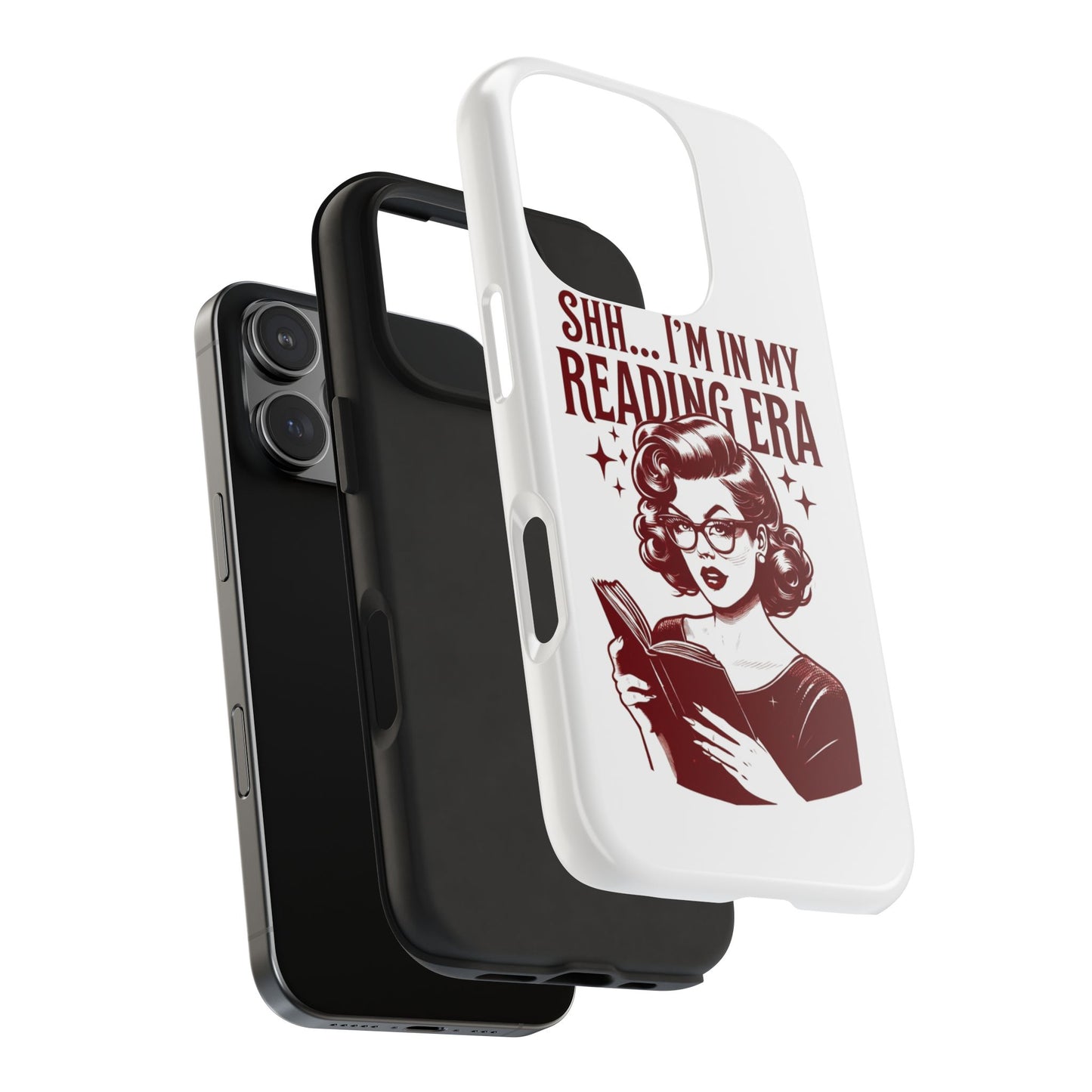 Reading Era Phone Case - Cute Gift for Book Lovers, Literary Accessories, Durable Phone Cases, Vintage Style, Phone Protection