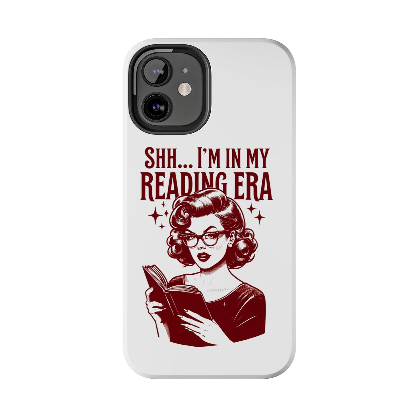 Reading Era Phone Case - Cute Gift for Book Lovers, Literary Accessories, Durable Phone Cases, Vintage Style, Phone Protection