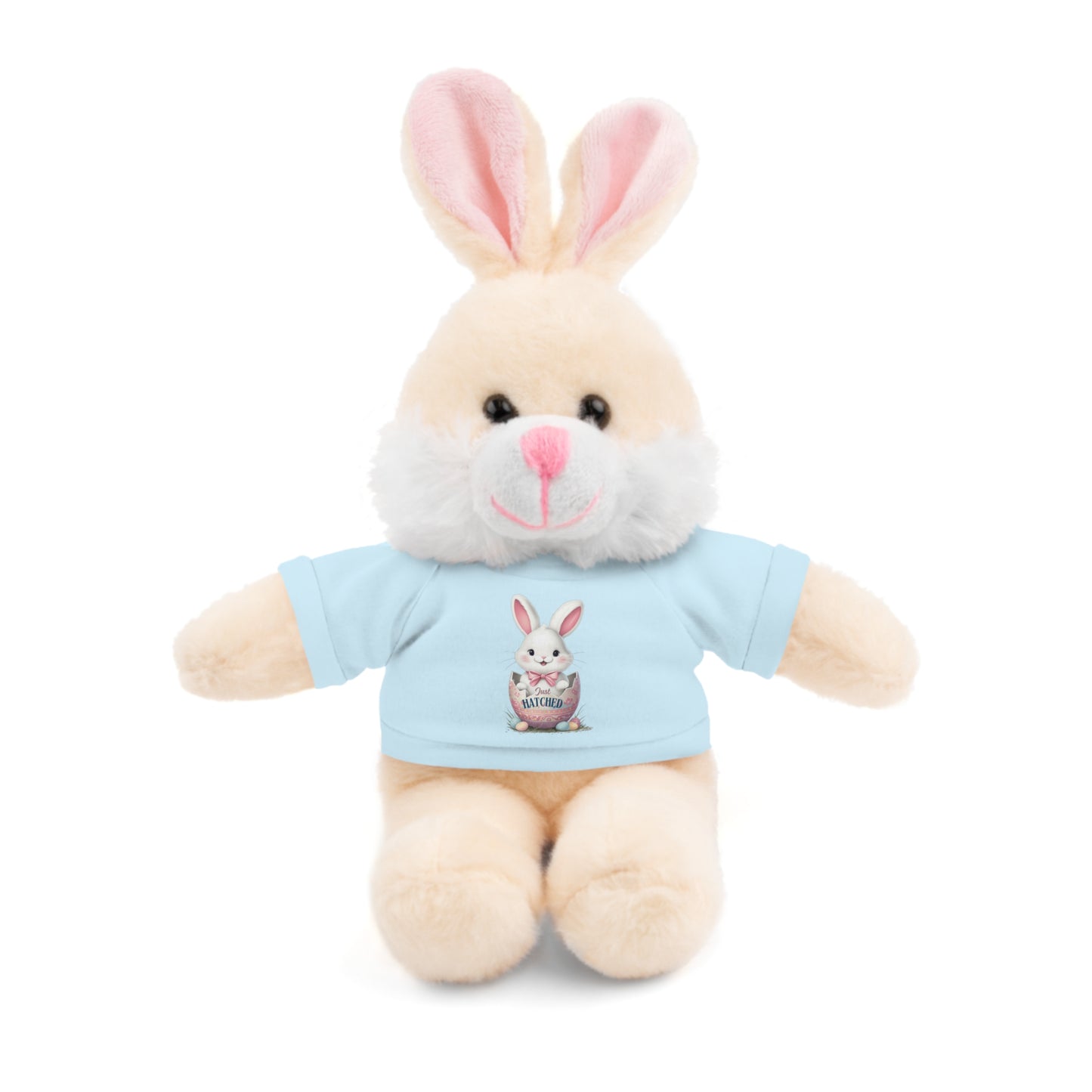 Adorable Bunny Tee "Just Hatched" Stuffed Animal - Perfect Gift for Kids