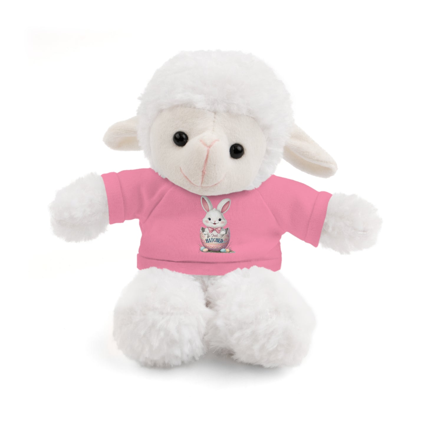 Adorable Bunny Tee "Just Hatched" Stuffed Animal - Perfect Gift for Kids