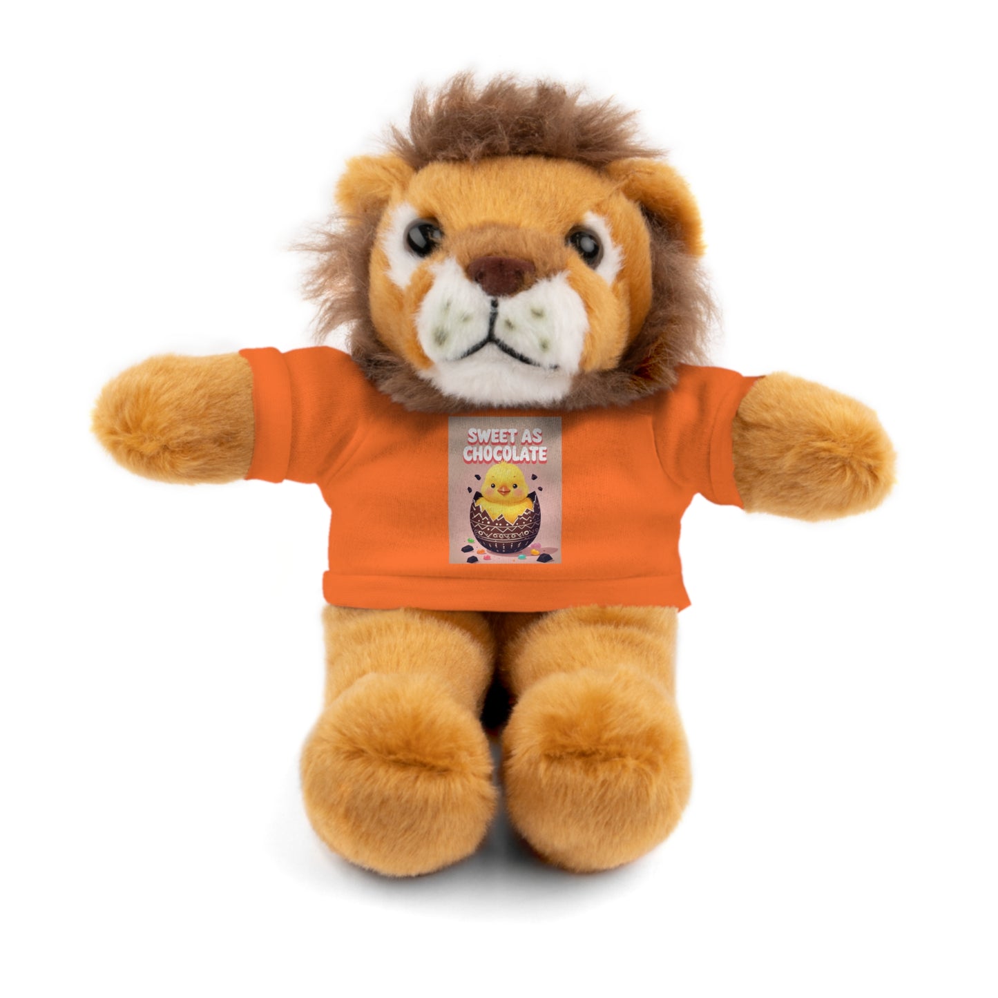 Sweet as Chocolate Stuffed Animal - Adorable Plush Toy with Tee