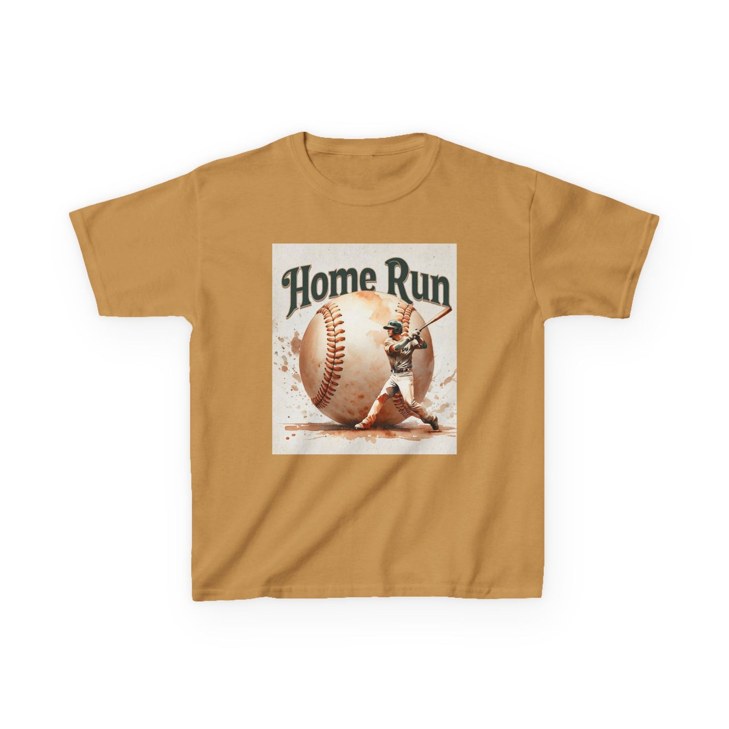 Kids Home Run Baseball Tee - Fun Sports Shirt for Young Athletes