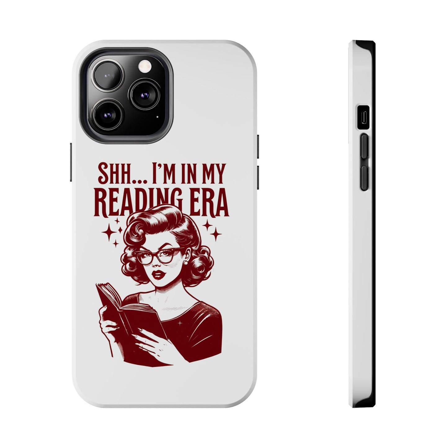 Reading Era Phone Case - Cute Gift for Book Lovers, Literary Accessories, Durable Phone Cases, Vintage Style, Phone Protection