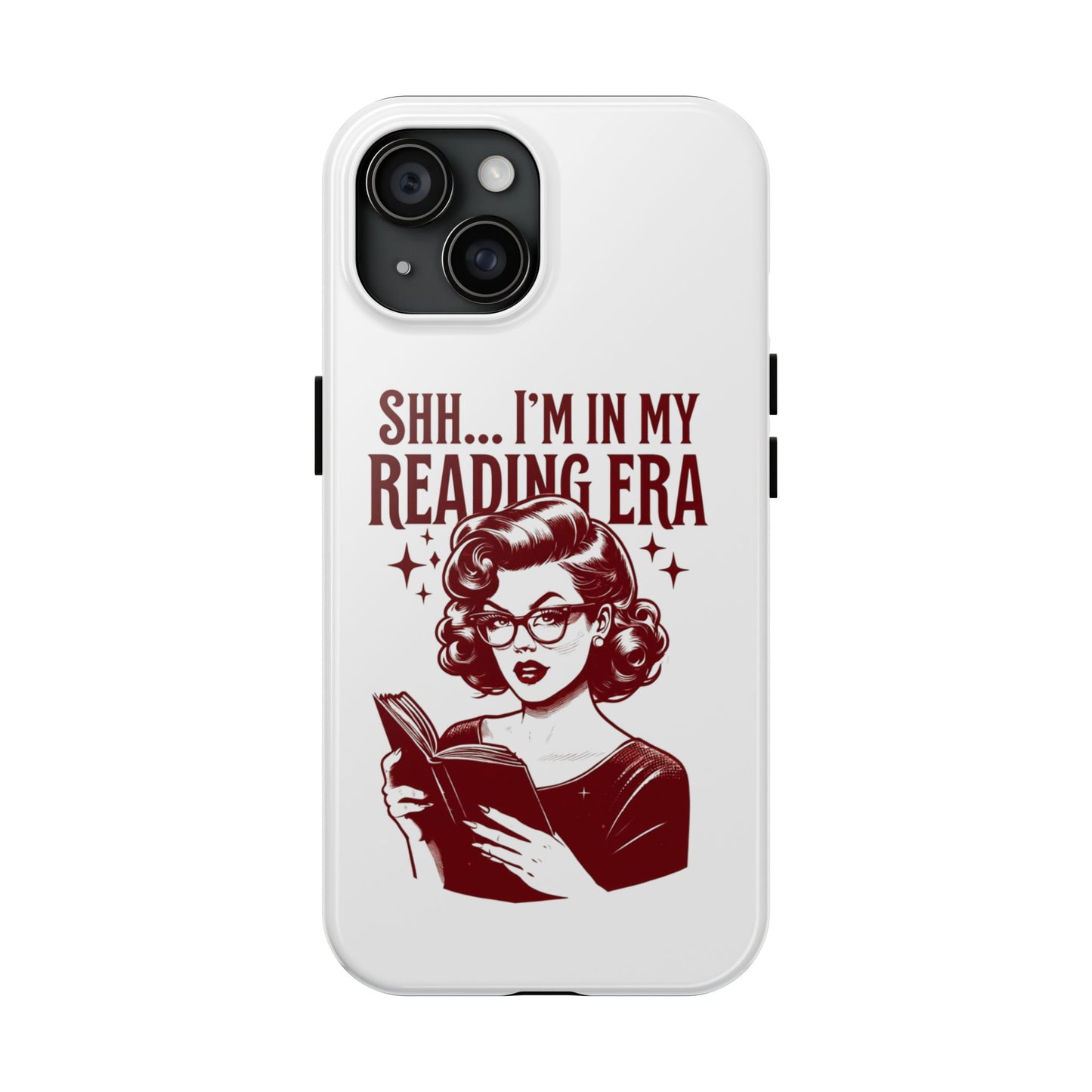 Reading Era Phone Case - Cute Gift for Book Lovers, Literary Accessories, Durable Phone Cases, Vintage Style, Phone Protection