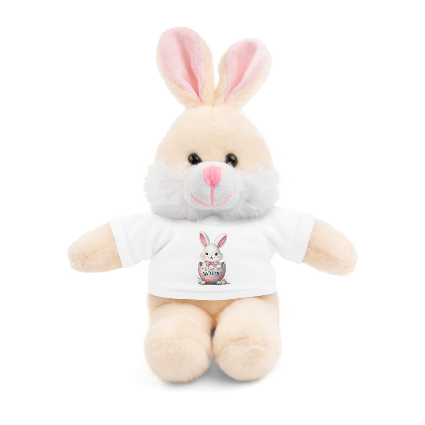 Adorable Bunny Tee "Just Hatched" Stuffed Animal - Perfect Gift for Kids