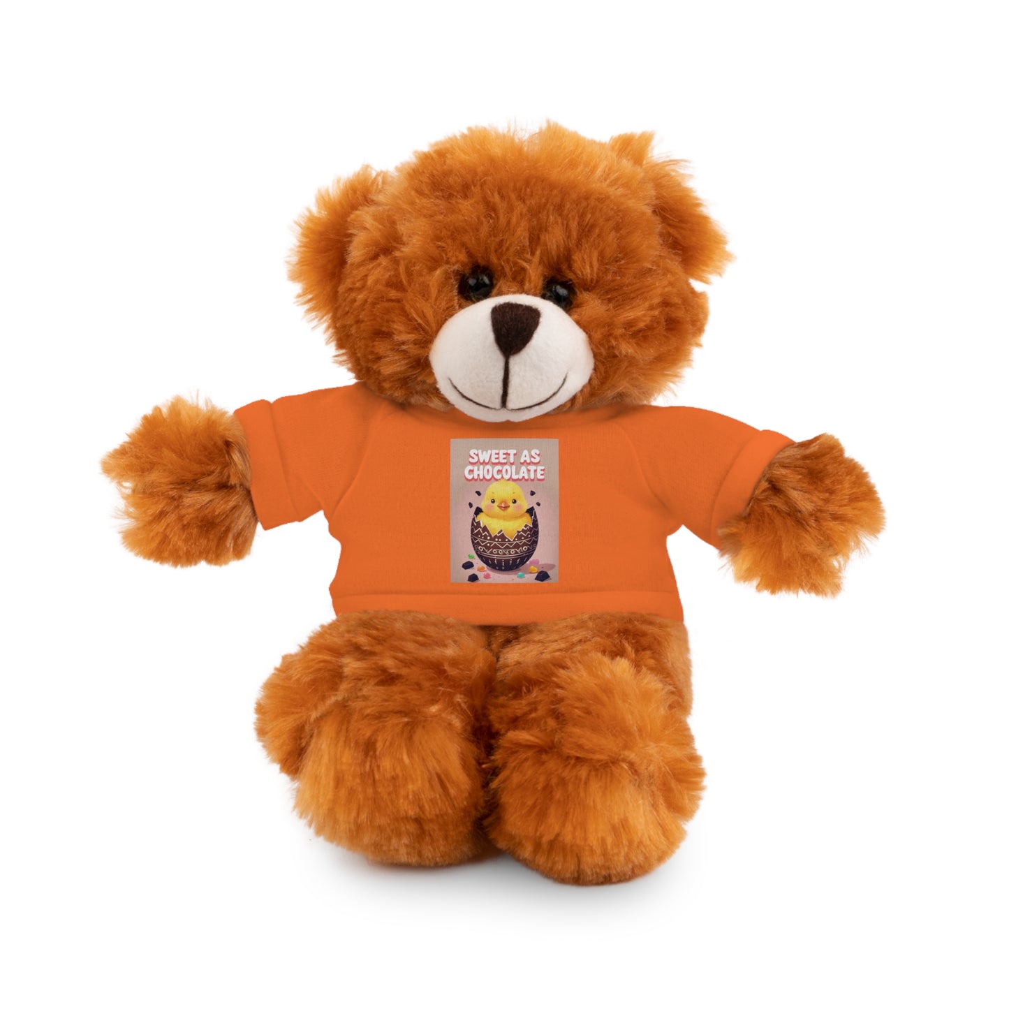 Sweet as Chocolate Stuffed Animal - Adorable Plush Toy with Tee