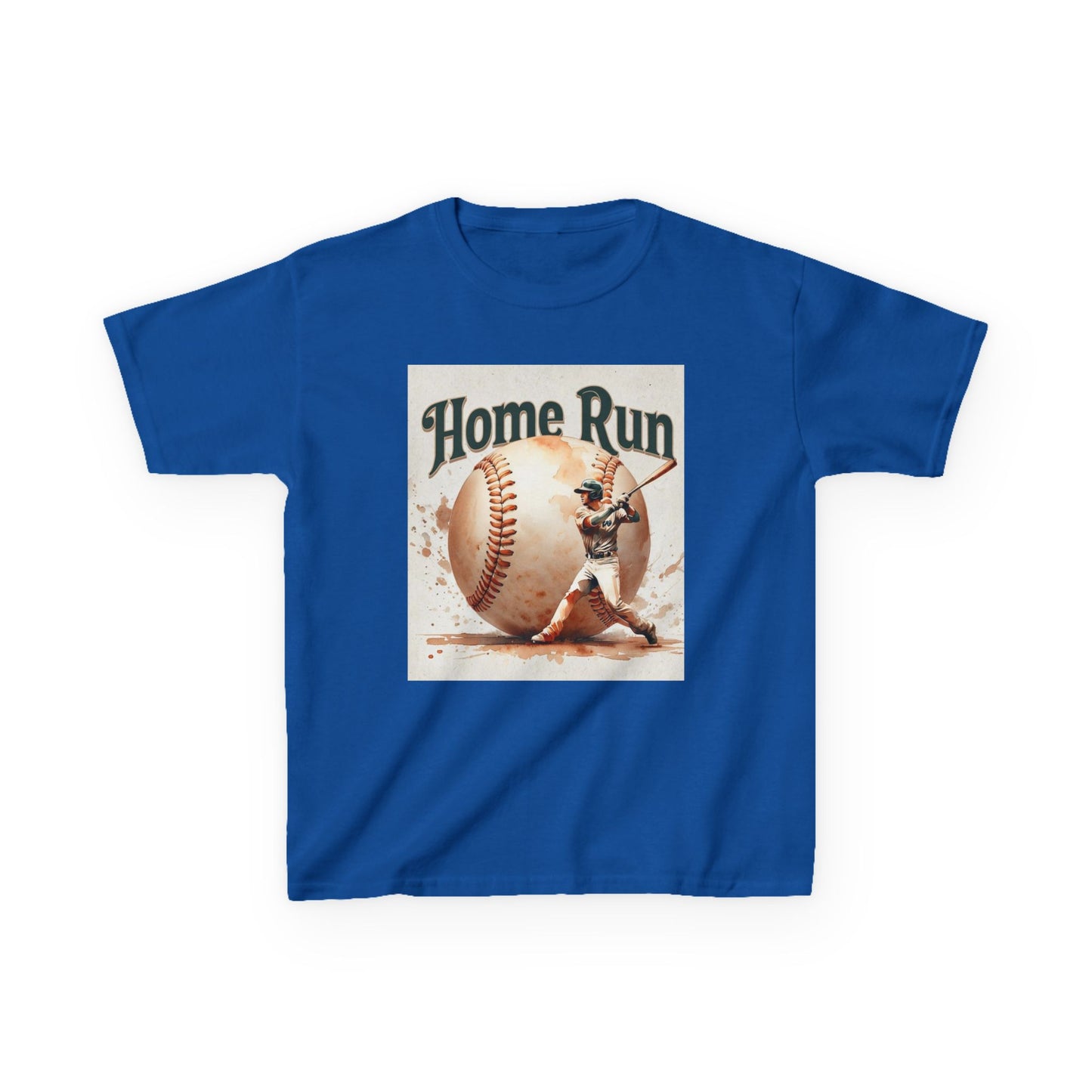 Kids Home Run Baseball Tee - Fun Sports Shirt for Young Athletes