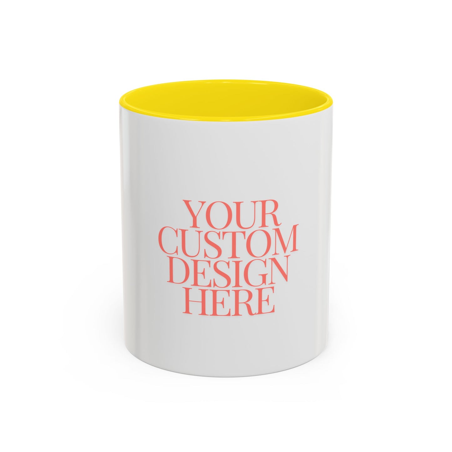 Custom Design Accent Coffee Mug - Personalized Drinkware for Home & Office