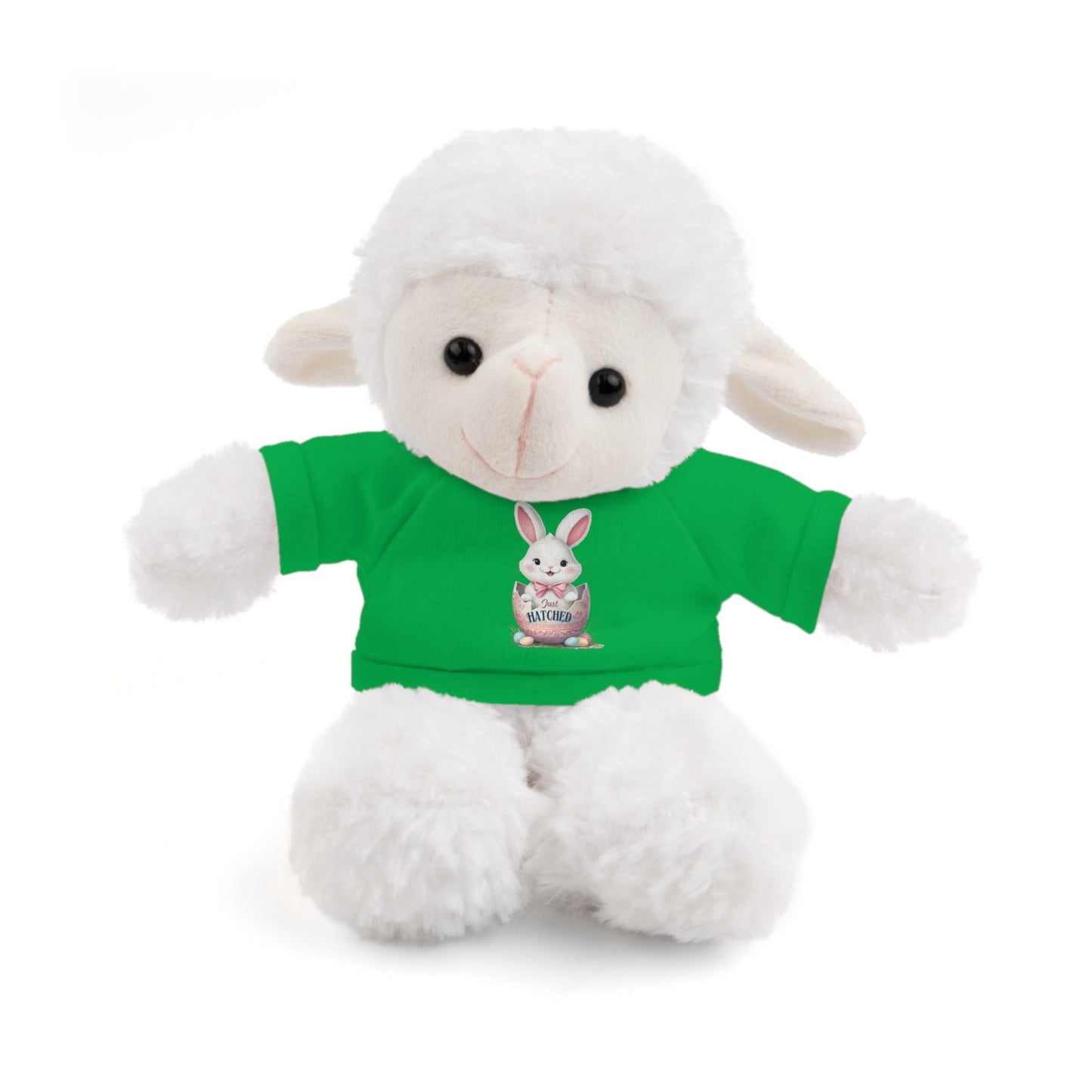 Adorable Bunny Tee "Just Hatched" Stuffed Animal - Perfect Gift for Kids