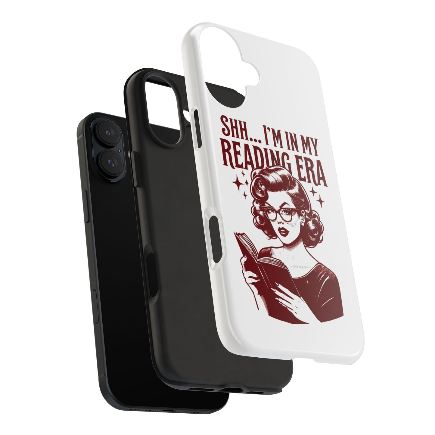 Reading Era Phone Case - Cute Gift for Book Lovers, Literary Accessories, Durable Phone Cases, Vintage Style, Phone Protection