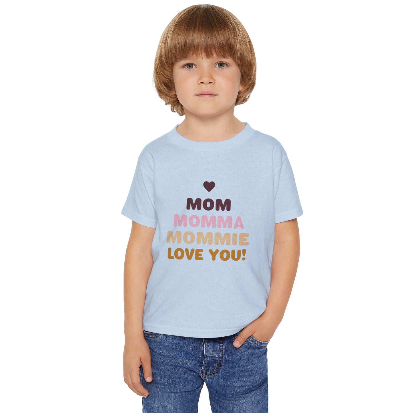 Cute Love for Mom Toddler T-Shirt - Adorable Gift for Mother's Day