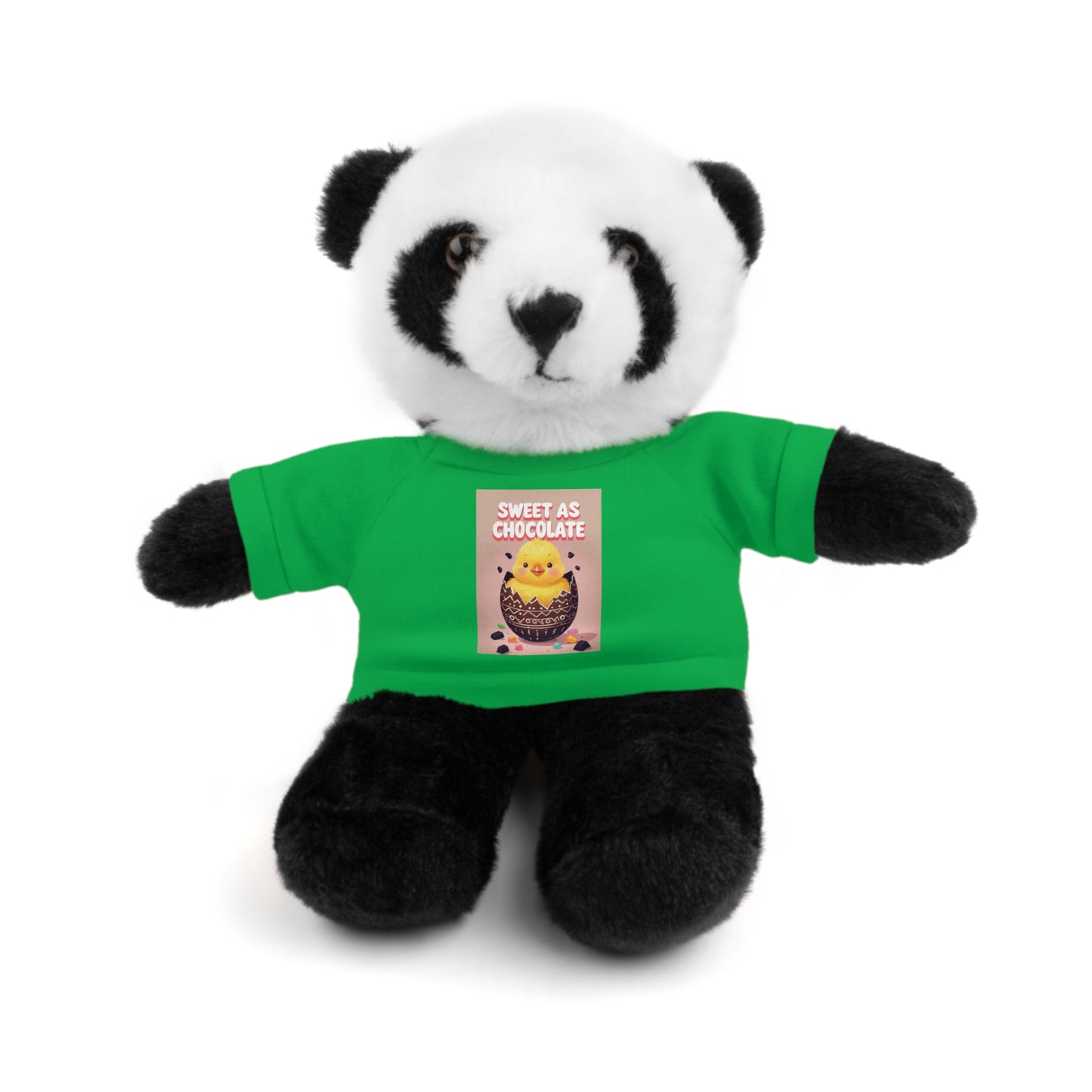 Sweet as Chocolate Stuffed Animal - Adorable Plush Toy with Tee