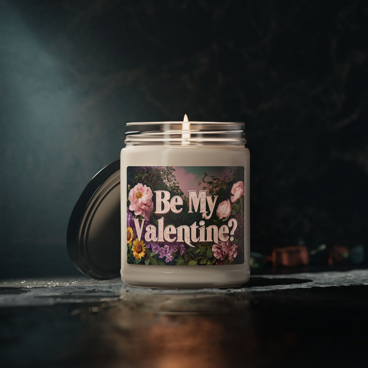 Personalized Valentine's Day Candle, Soy Candle Gifts, 9oz Candle, Jar Candle, Valentine Gifts for Her/Him/Them