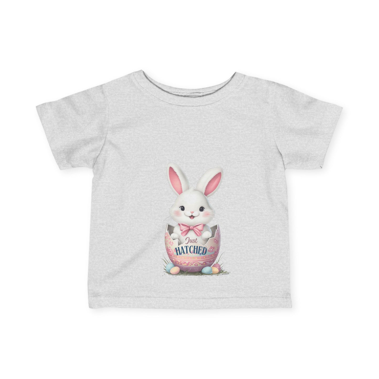 Cute Easter Bunny Infant Tee - "Just Hatched"