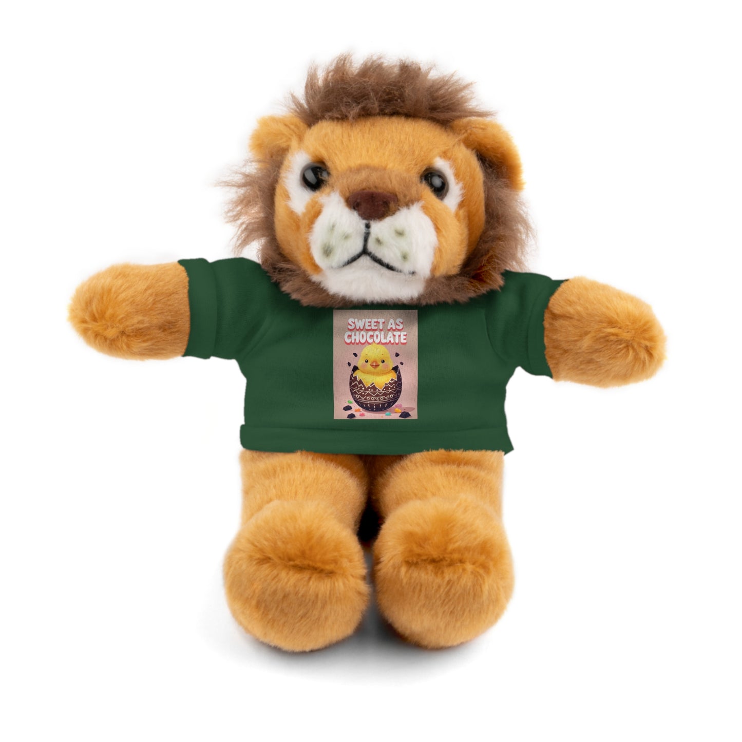 Sweet as Chocolate Stuffed Animal - Adorable Plush Toy with Tee