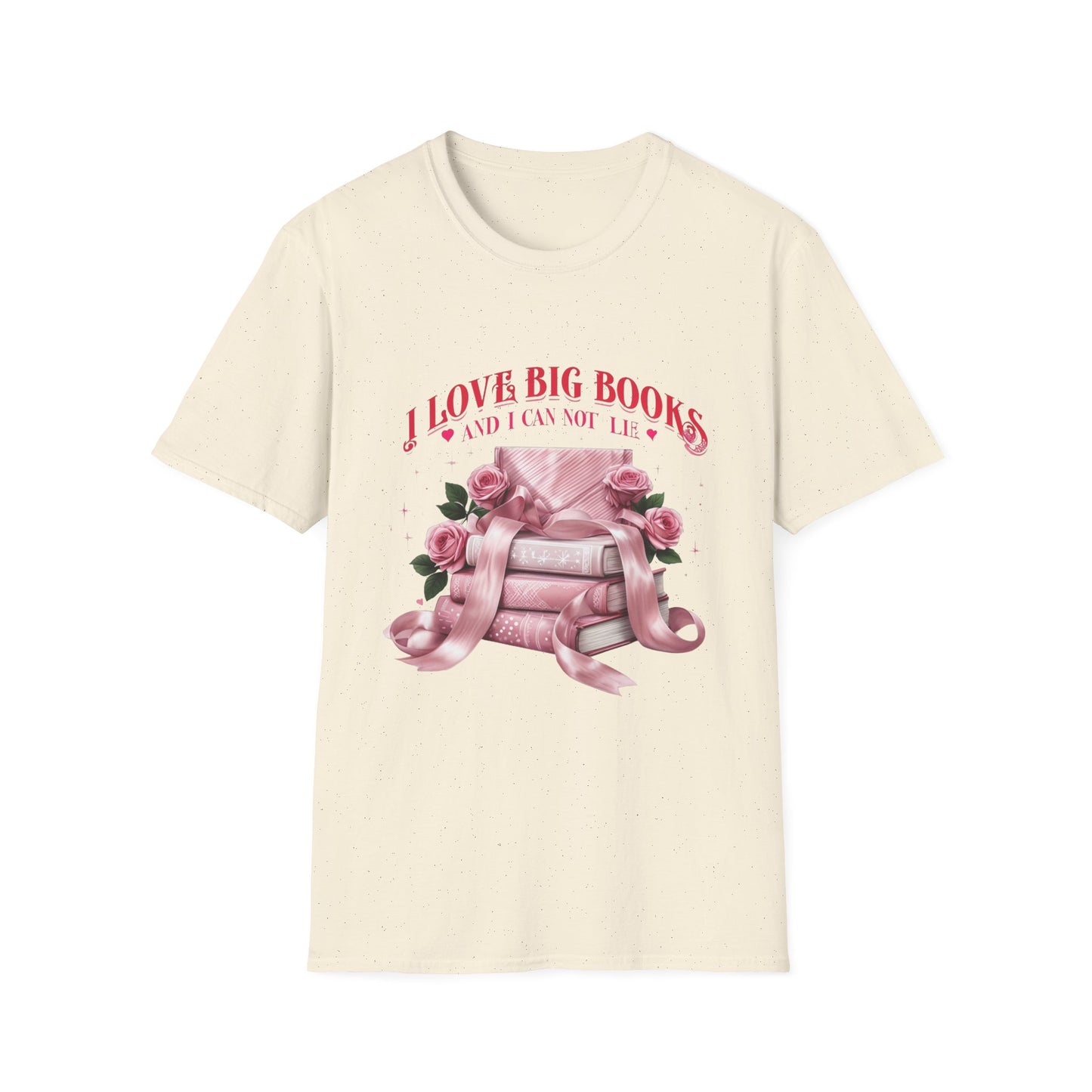 I Love Big Books Unisex Softstyle T-Shirt - Perfect for Book Lovers