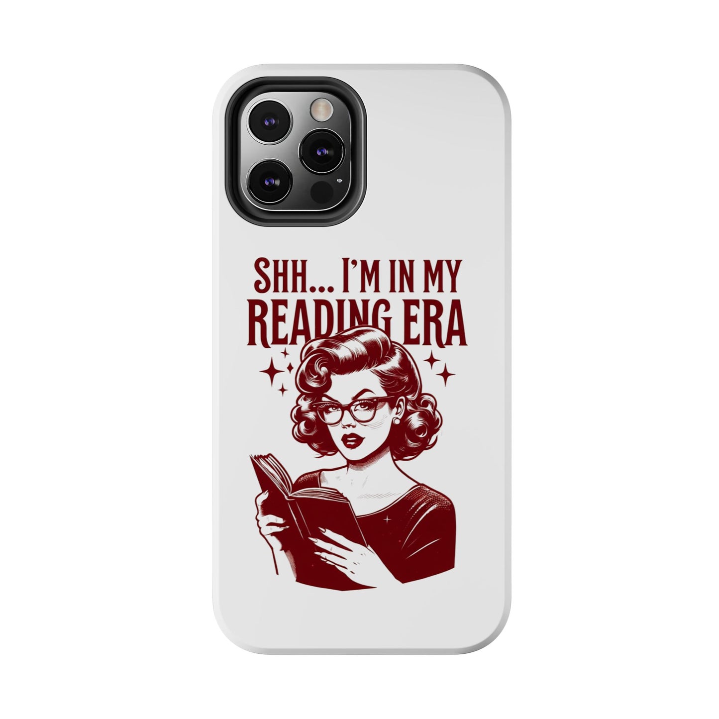 Reading Era Phone Case - Cute Gift for Book Lovers, Literary Accessories, Durable Phone Cases, Vintage Style, Phone Protection