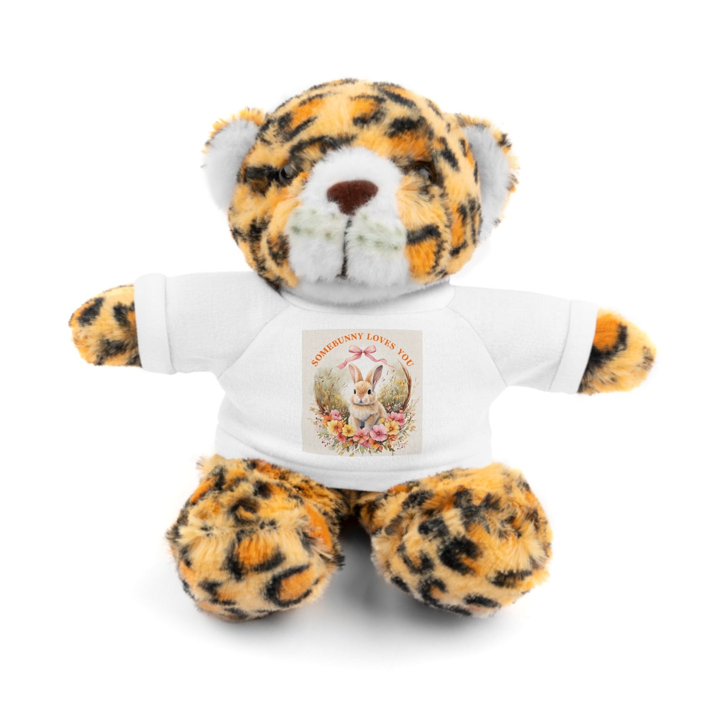 Personalized Stuffed Animal with Tee - ‘Somebunny Loves You’ Bear