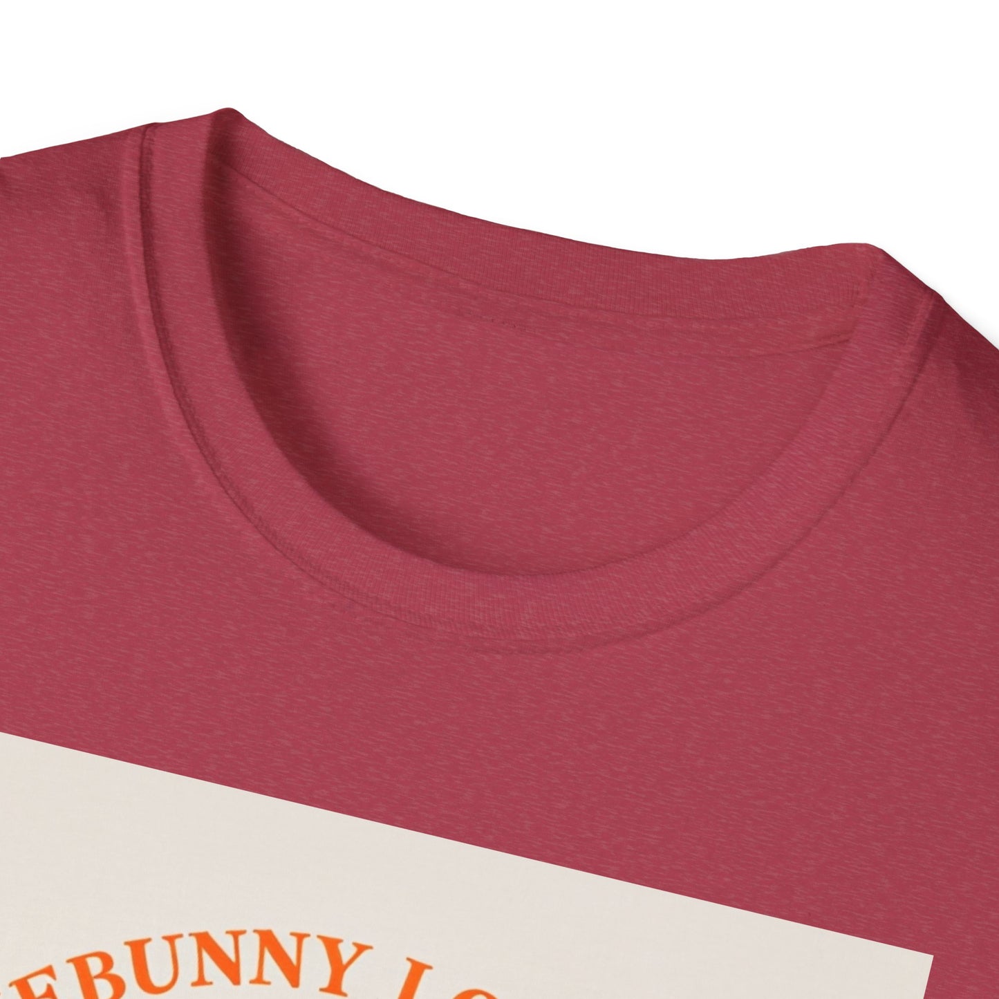 Unisex Softstyle T-Shirt - 'Somebunny Loves You' Floral Bunny Design for Easter