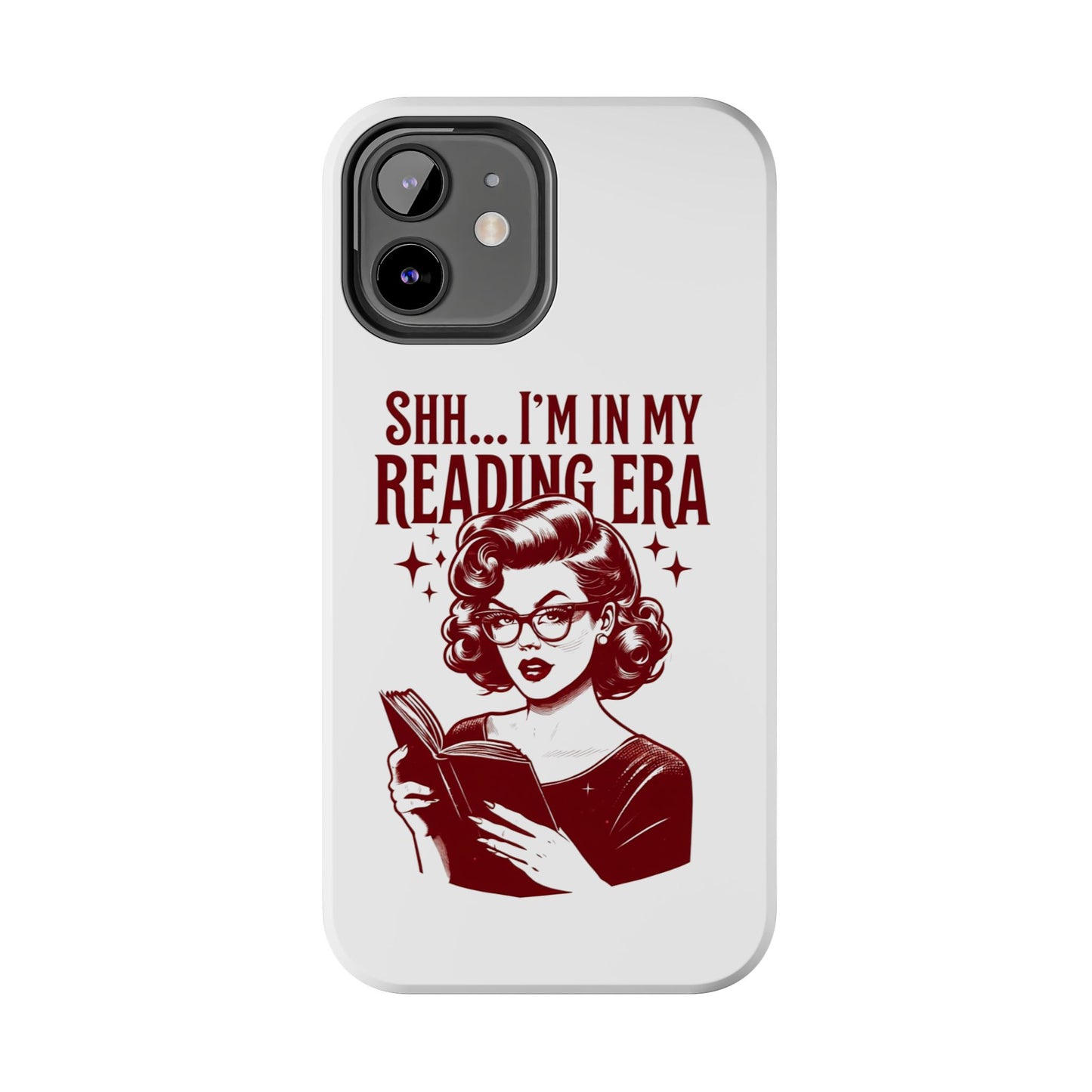 Reading Era Phone Case - Cute Gift for Book Lovers, Literary Accessories, Durable Phone Cases, Vintage Style, Phone Protection