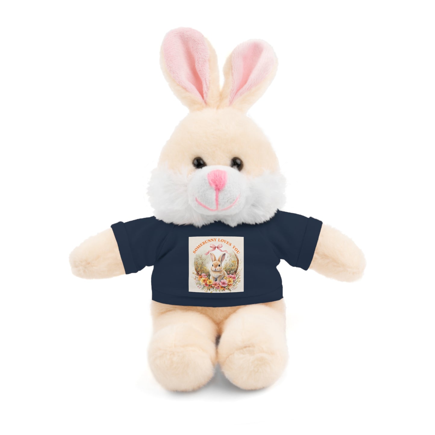 Personalized Stuffed Animal with Tee - ‘Somebunny Loves You’ Bear