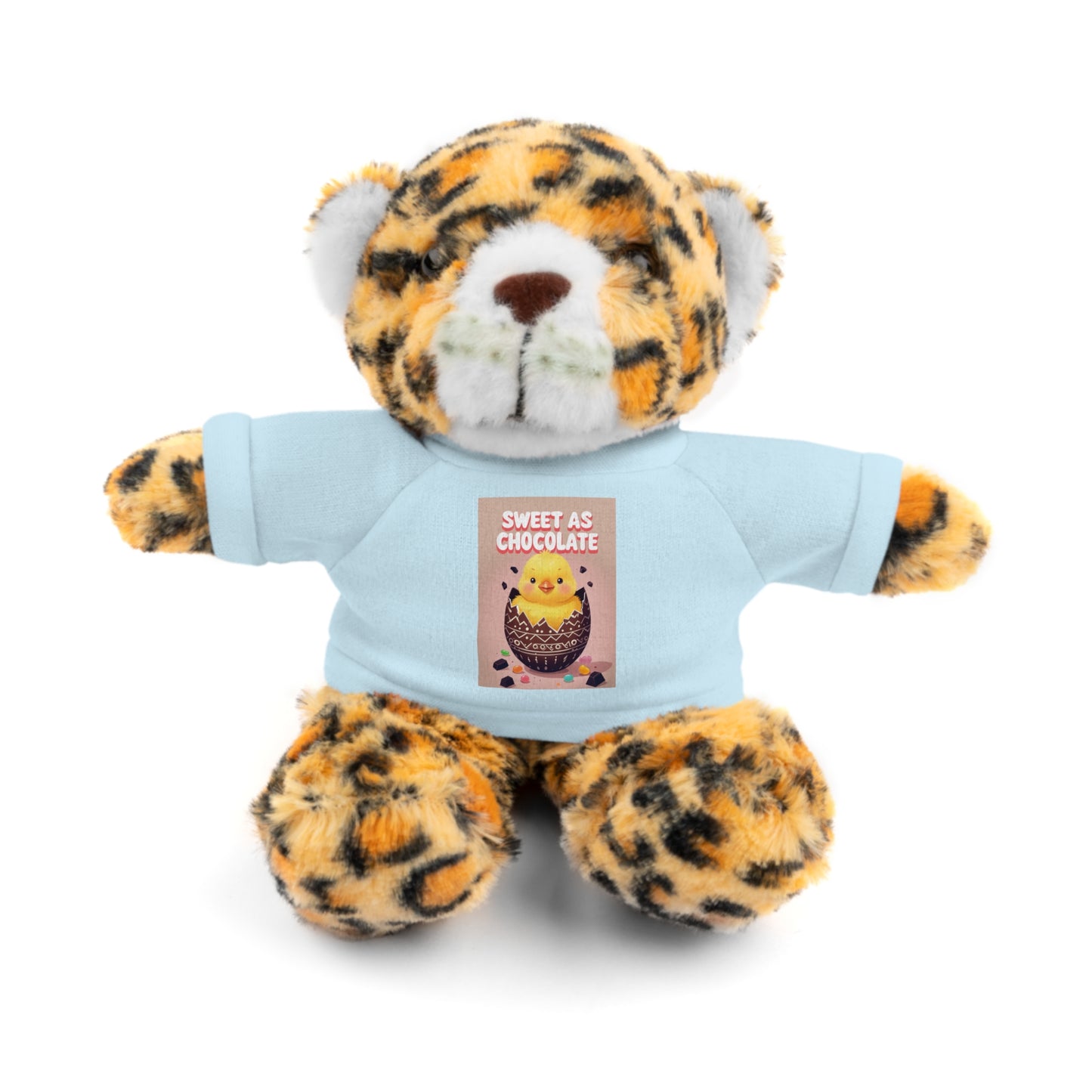 Sweet as Chocolate Stuffed Animal - Adorable Plush Toy with Tee