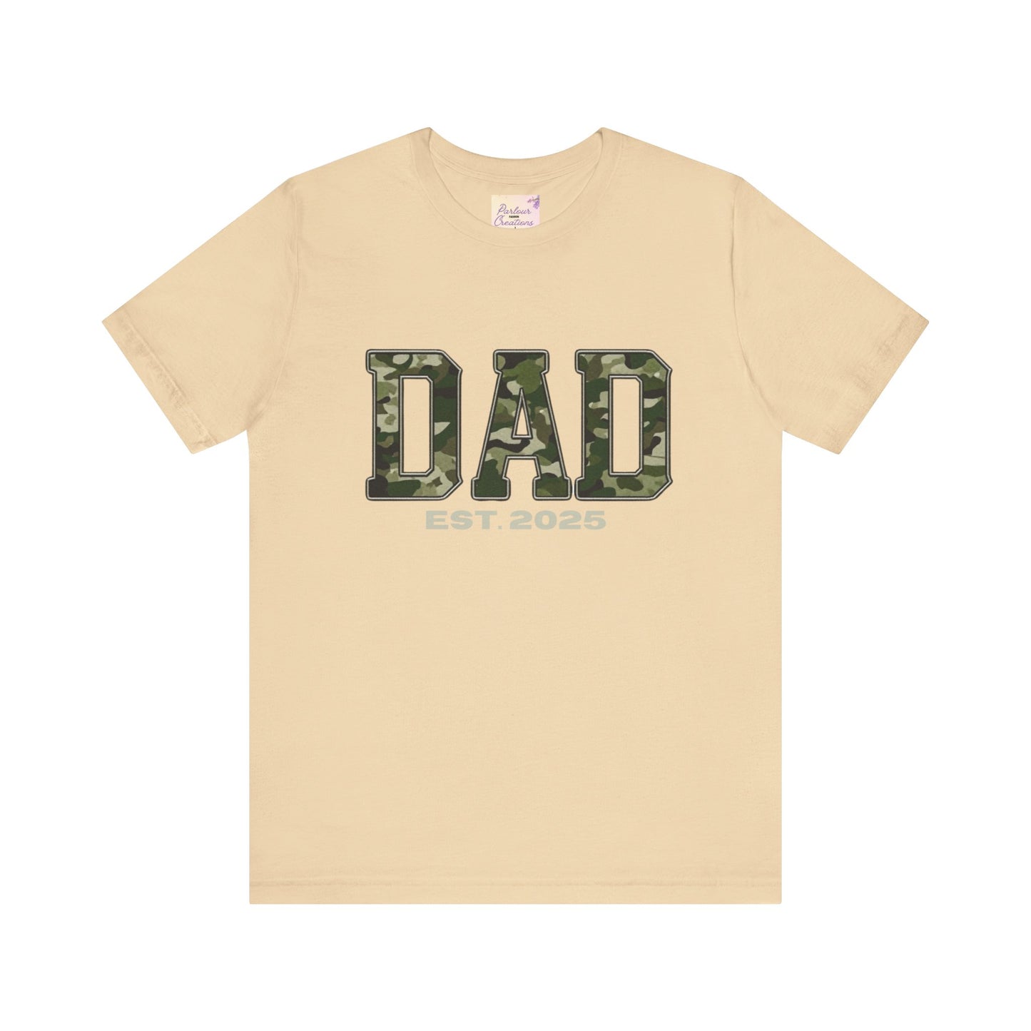 Camo Dad T-Shirt - Perfect Gift for New Dads, Father's Day, Baby Shower, Military-Themed Events, Casual Wear