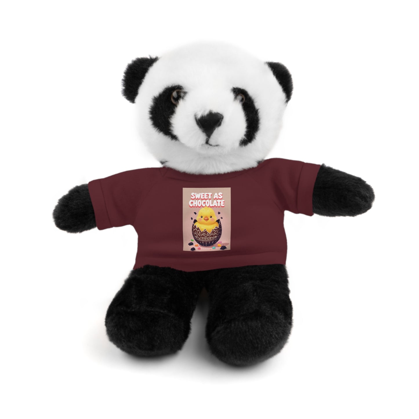 Sweet as Chocolate Stuffed Animal - Adorable Plush Toy with Tee